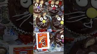 Schoko Muffins Dr Oetker Fertigmischung mega lecker schnell zubereitet kleine Osterhasen yummy food