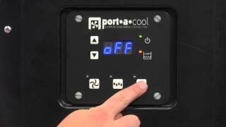 How to Operate Digital Controls on Portacool products