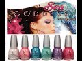 Обзор China Glaze Spring 2014 Sea Goddess Collection + немного EzFlow