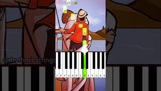 Missing Piece 🧩 (One Piece Song by (@JohnMichaelHowell) | Easy Piano Tutorial #shorts