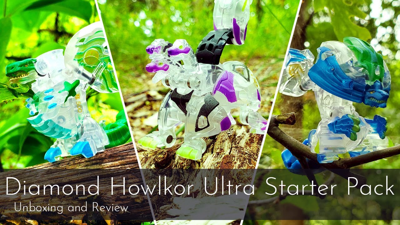 [#36] Bakugan Armored Alliance: Diamentowe Trio - zestaw startowy Diamond Howlkor Ultra!