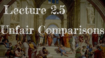 Calling Bullshit 2.5: Unfair Comparisons