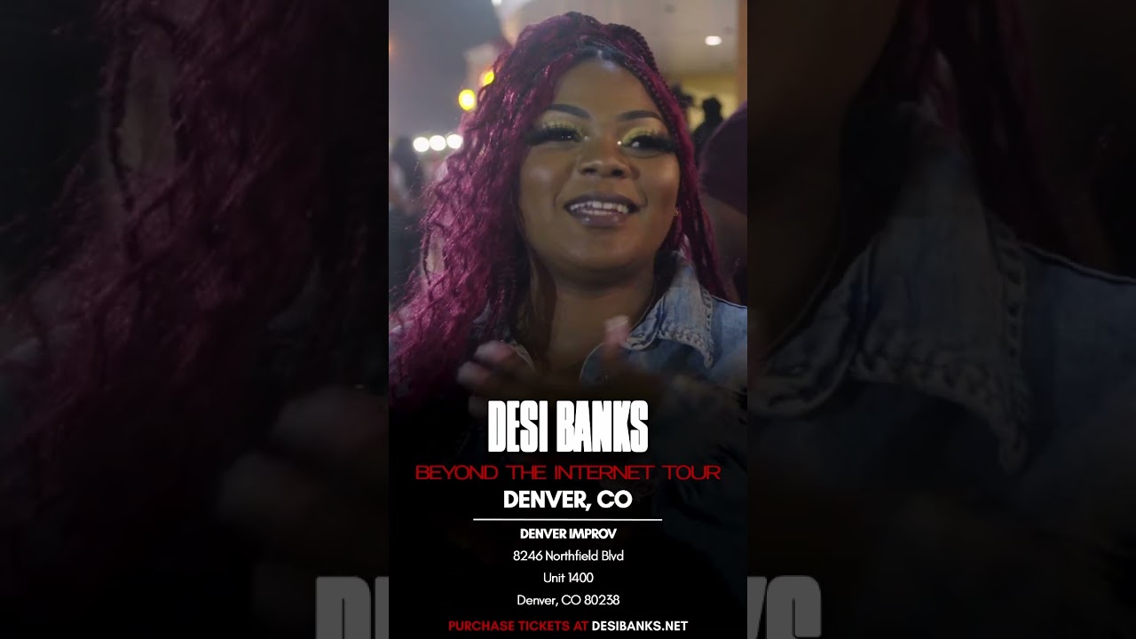 Билеты уже в продаже! Дези Бэнкс живёт в Денвере, Improv, 4–6 ноября