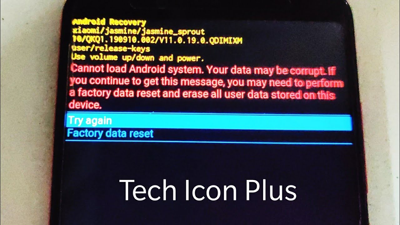 System corrupt android