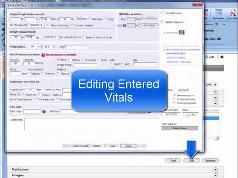 Vital Signs: Add, Edit, Repeat, and Remove