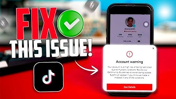 How to Fix “Account Warning” in TikTok on iPhone | Resolve TikTok Account Issues