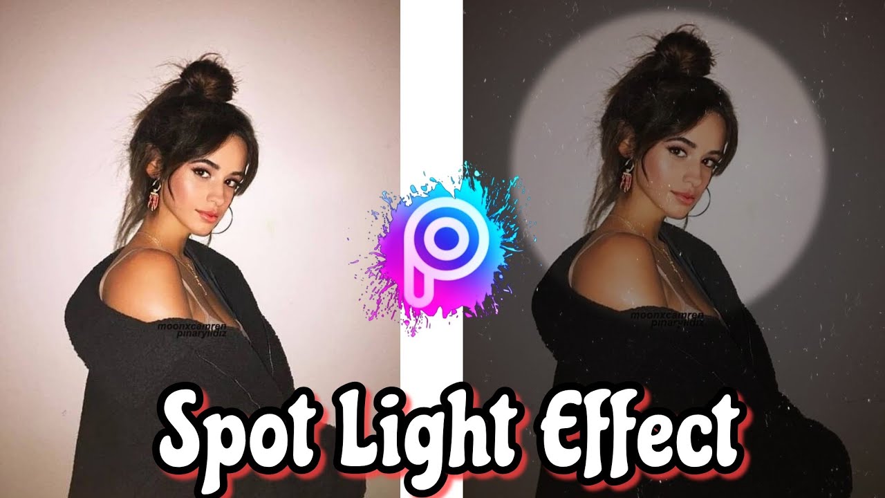 How to edit spot light effect Tutorial | Picsart | - YouTube