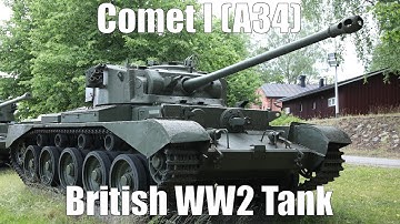 Comet I (A34)  Walkaround - British WW2 Tank, ex Finnish Army  Ps 252-24 at Lappeenranta