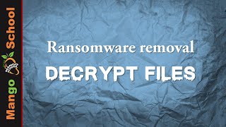 How to remove Ransomware and decrypt files screenshot 3