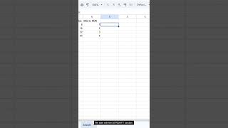 BITRSHIFT Function in Google Sheets — Formula #209 of 500 #Shorts