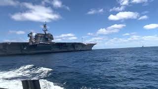 Michele Foss tows Kitty Hawk