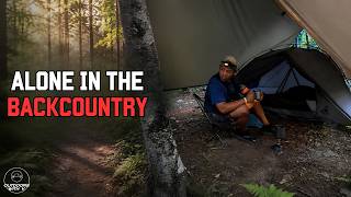 Backpacking Remote Forest Trail - Mountain Camping Featuring Durston X-Dome 2