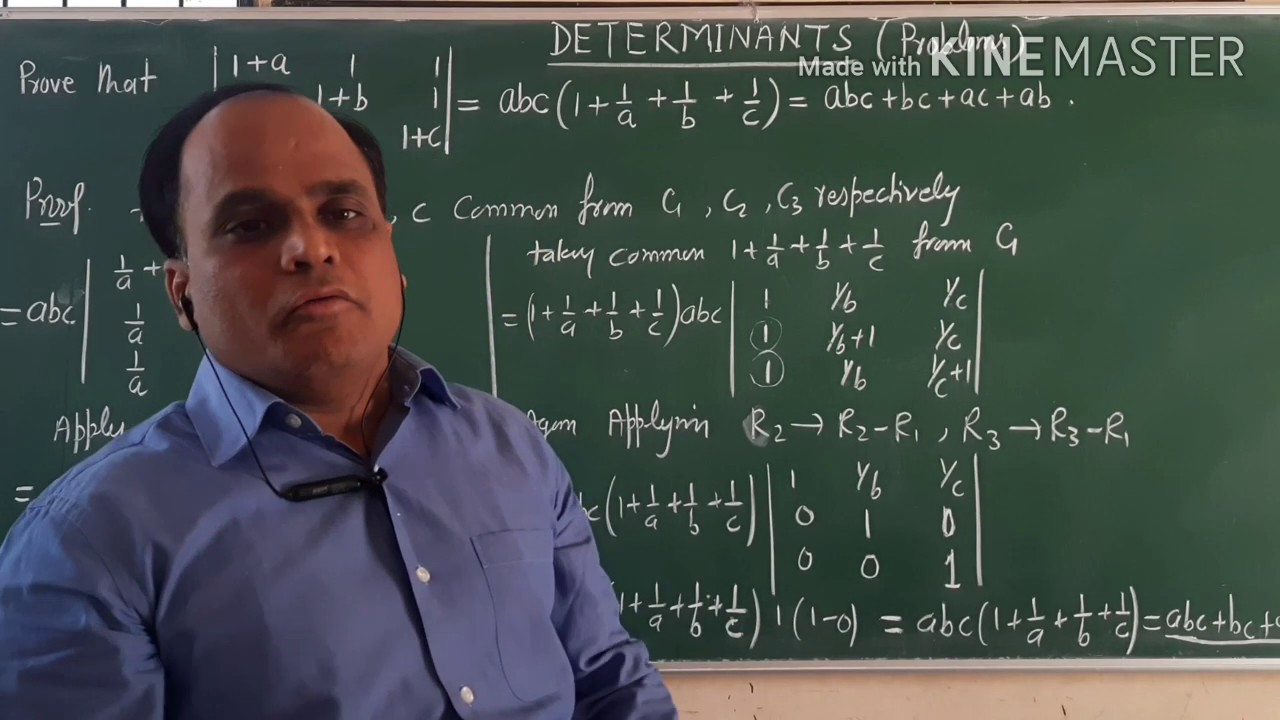 HOW TO SOLVE DETERMINANT PROBLEMS ( AN EASY APPROACH )