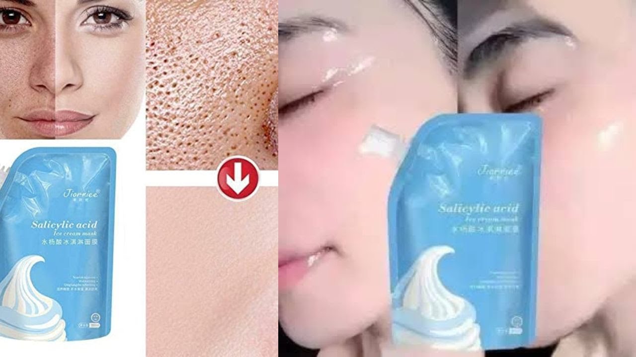 Salicylic Acid Ice Cream Mask Remove Open pores Acne Pimple