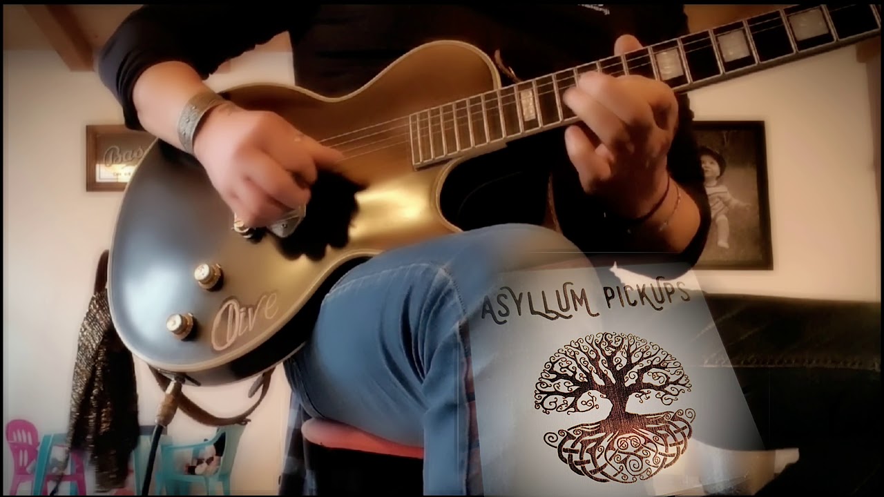 Asyllumpickups p90 with overdrive and Blackstar artist 30  