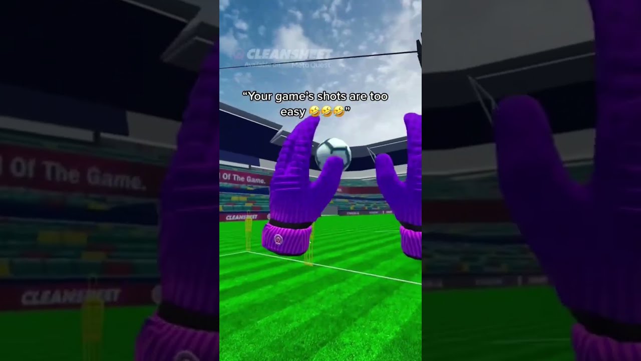 Watch Out For Headers Vr Soccer Cleansheetvr Goalkeeper