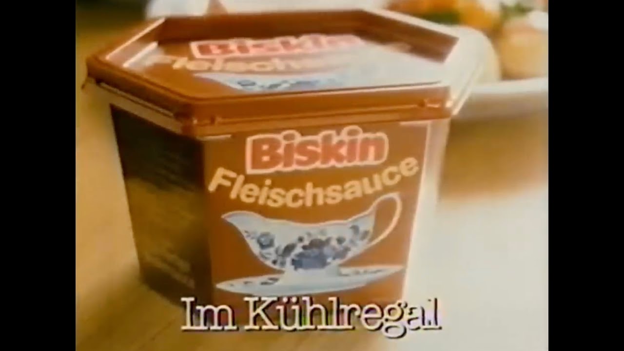 Biskin Fleischsauce Werbespot (1983)