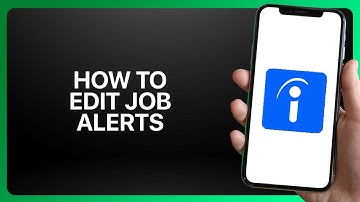 How To Edit Job Alerts In Indeed App 2025! Tutorial