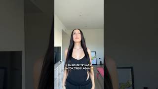 i’m never trying a TikTok trend again