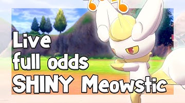 Live Shiny Meowstic (Pokémon Shield - No Shiny Charm) || ThatGuyFromNI