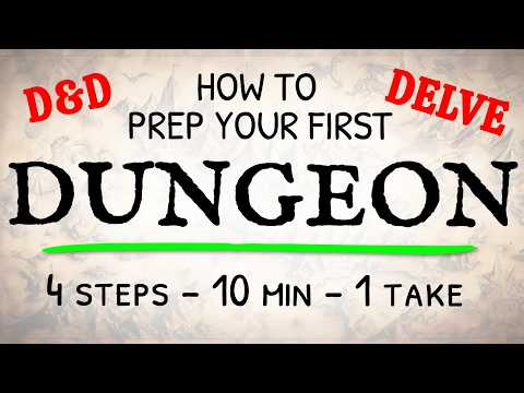 How to Make a D&D Dungeon (the easy way)