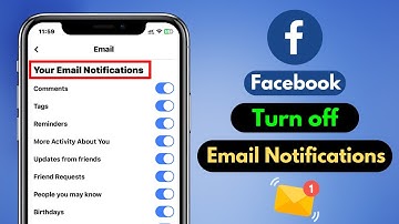 How To Stop Getting Email Notifications From Facebook | Turn Off Facebook Email Notifications
