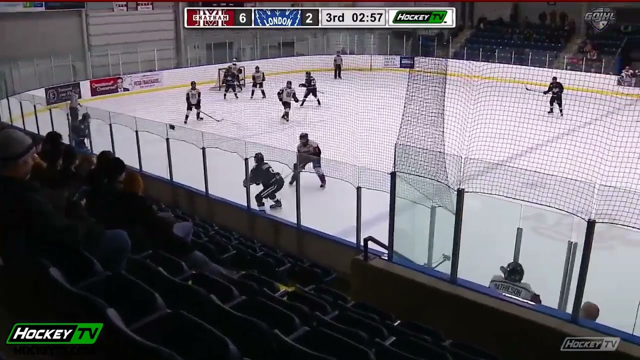 London Nationals - Tanner Winegard 7 (Sam O'Reilly, Izayah Luddington) PP vs Chatham Maroons