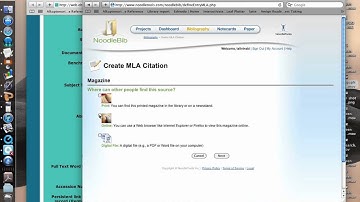 Making a Bibliography in NoodleTools