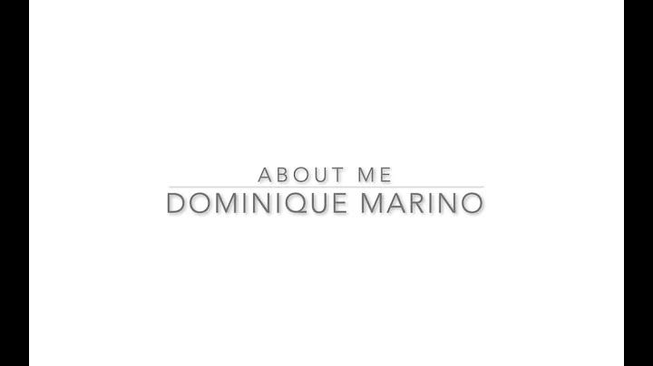 About me.... Dominique Marino