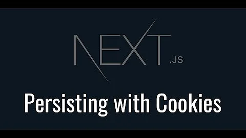 Next.js Persist State with Cookies