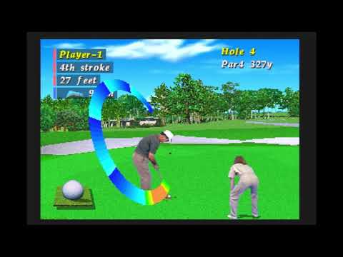 Pebble Beach Golf Links gameplay (Sega Saturn)