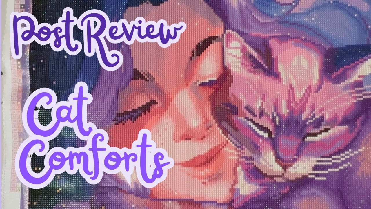 POST REVIEW "Cat Comforts" by ChrissaBug From Diamond Art Club | 