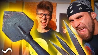 MAKING A SPETZNAZ THROWING SHOVEL!!!