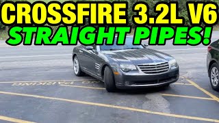 2005 Chrysler Crossfire 3.2L V6 EXHAUST w/ STRAIGHT PIPES