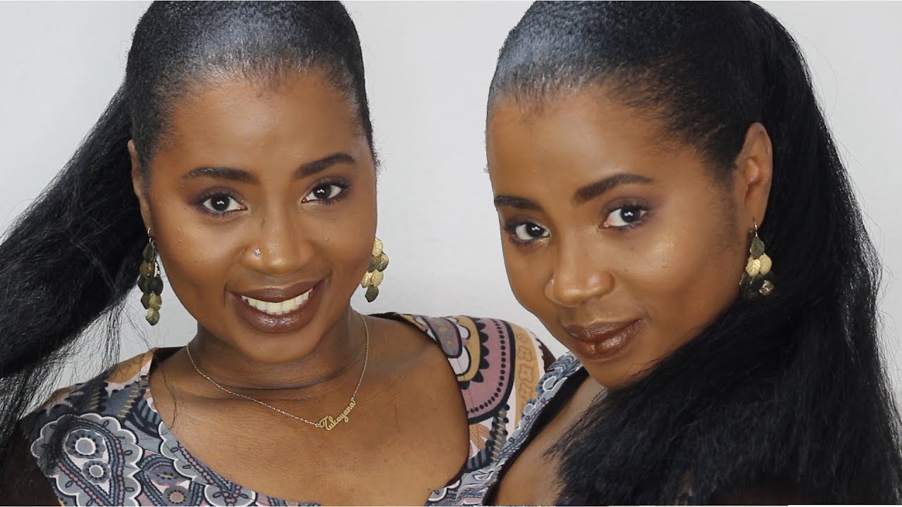 Penteado para cabelo crespo curto | Rabo de cavalo | Ponytail hairstyles | Twa 4c style | Ira