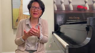 Dr. Mia Chung on topics each pianist must consider