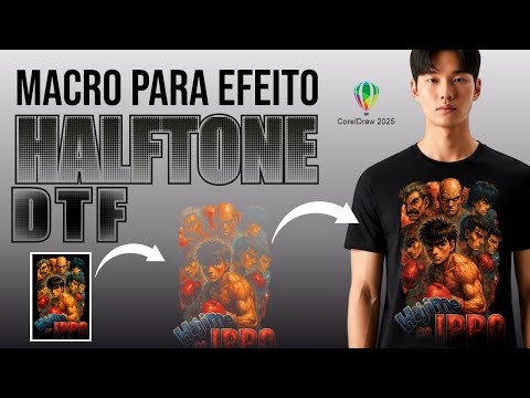 HALFTONE in CorelDRAW: Make it with ONE CLICK and Impress!