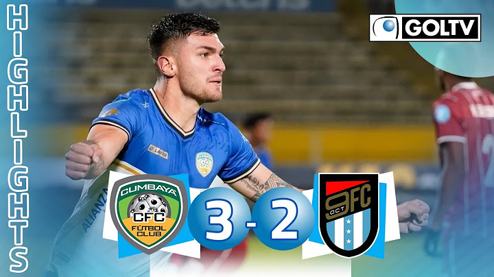 Cumbayá 3 - 2  9 de Octubre | GOLES | Liga Pro Ecuador