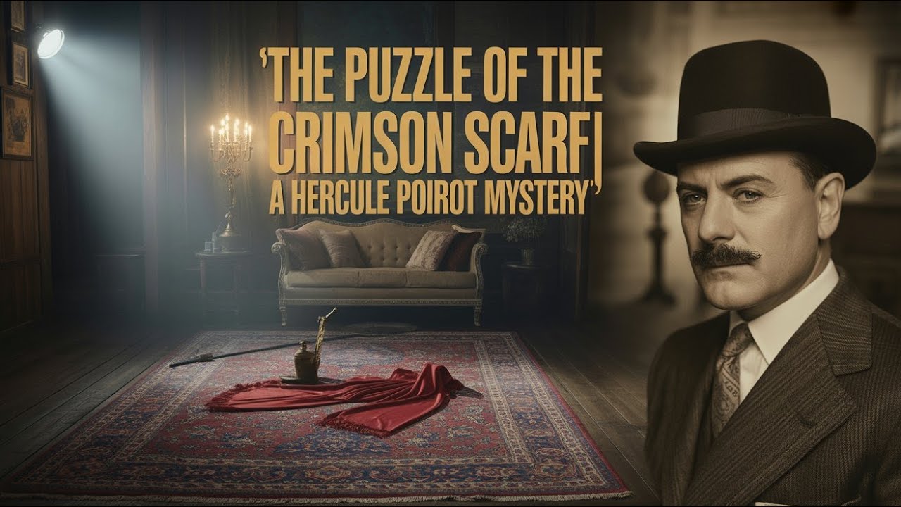 The Puzzle Of The Crimson Scarf | A Hercule Poirot Mystery.