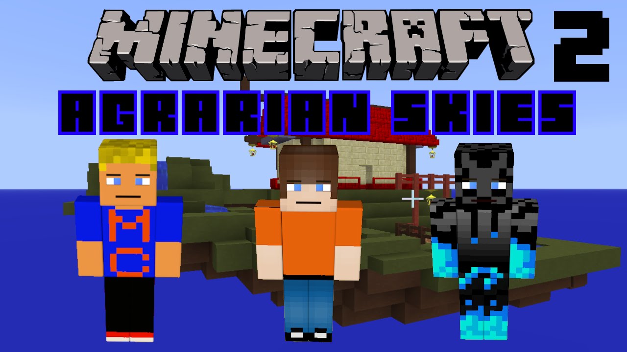 Minecraft: Agrarian Skies #2 | RAIN! (Hardcore Skyblock)