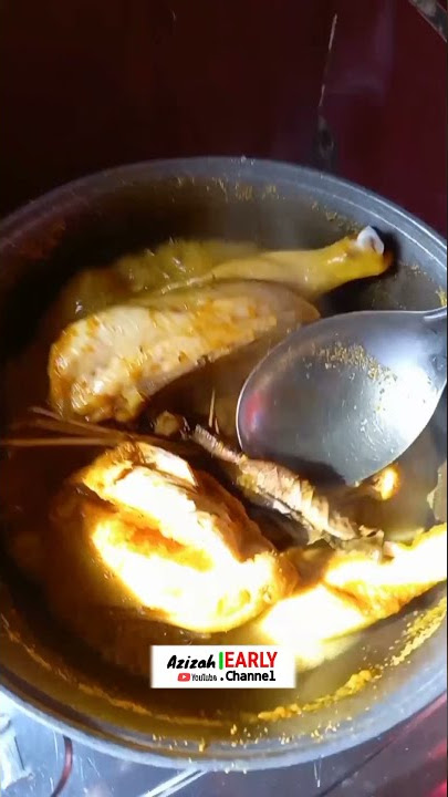 COOKING A LIWET RICE AND CHICKEN