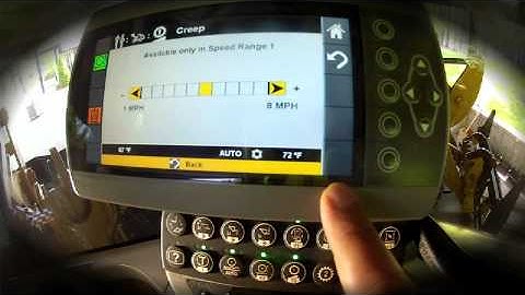 Creeper Control Feature (Cat® K Series Small Wheel Loader Operator Tips)