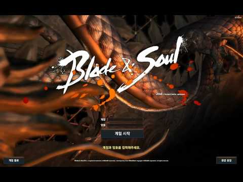 Blade&Soul 2st CBT Login Display