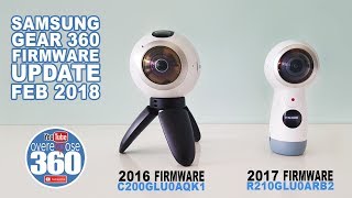 Gear 360 2016 and 2017 - Firmware Update -  Feb 2018