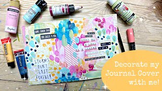 🌷📕 Decorate my Journal Cover with me! // When stuff doesn&#39;t go to plan... LoveLynnsLife✨