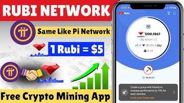 Rubi Network New Crypto Mining App Without Investment | Same Like Pi Network