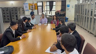 Discussion on Three New Criminal Laws in Library of Law School , University of Jammu 