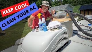 CLEANING YOUR RV AC:  Camper Air Conditioning maintenance