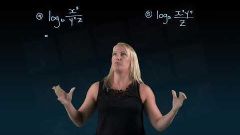 Logarithms In Expanded Form