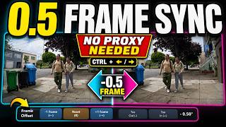 VR180 SyncPro Tutorial: The New 0.5-Frame Offset Adjustment Feature Without an Sync Proxy screenshot 1